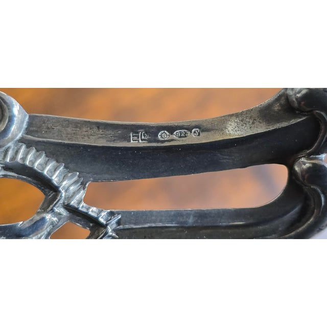 Antique Cut Glass and Silver Swans, 1900, Set of 6 For Sale - Image 3 of 14