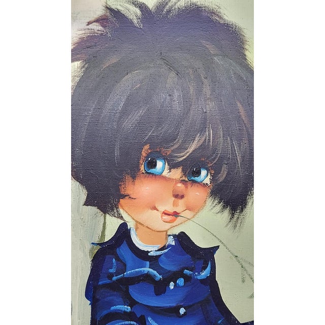 Michel Thomas, P'tits Poulbots (Little Poulbots), France, 1970, Oil on Canvas For Sale - Image 9 of 13