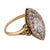 Late 19th Century Victorian Gia 1.30 Carat Diamond 18k Yellow Gold Navette Ring, Size 7.75 For Sale - Image 4 of 6