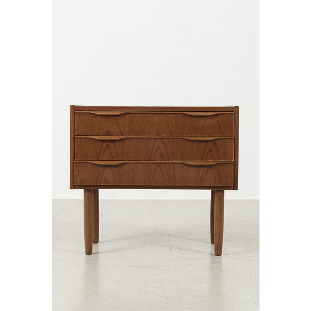 Brown Danish Chest of Drawers For Sale - Image 8 of 10