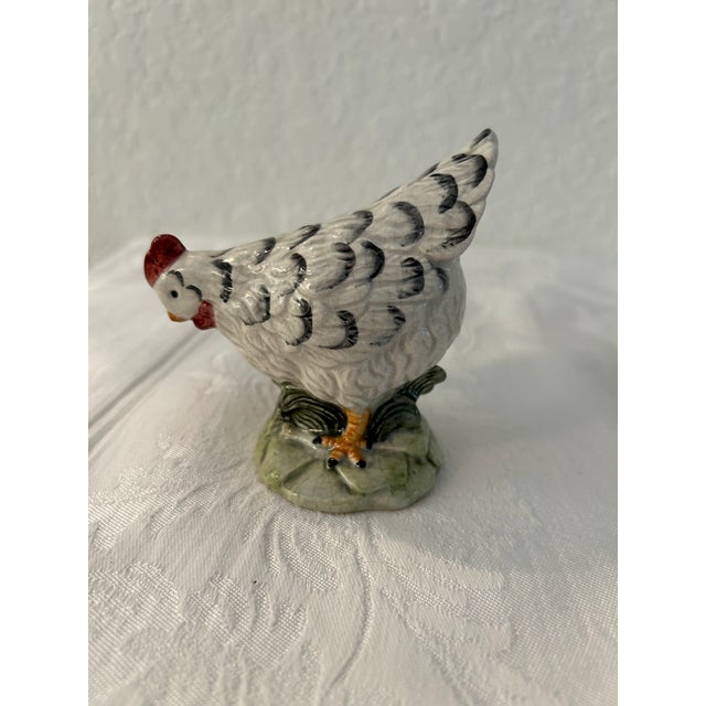 1950s Mid-Century Rooster & Hen Salt & Pepper Shakers, a Pair For Sale - Image 5 of 8