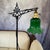 Vintage Art Deco Floor Lamp With Green Glass Tulip Shade For Sale - Image 15 of 15
