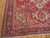 Charming Red Background Color Geometric Design Antique Persian Heriz Serapi Rug For Sale In New York - Image 6 of 6