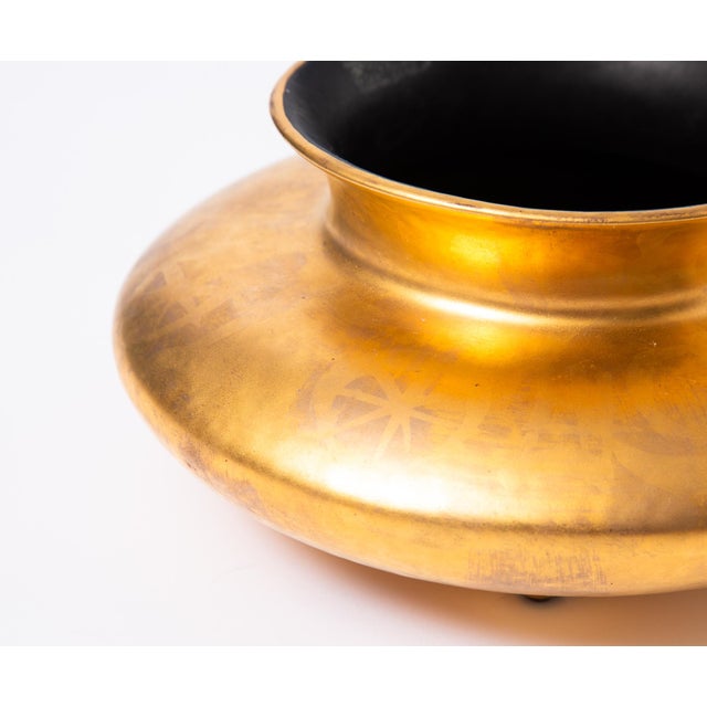 Sascha Brastoff "More Gold" Footed Bowl For Sale In Seattle - Image 6 of 6