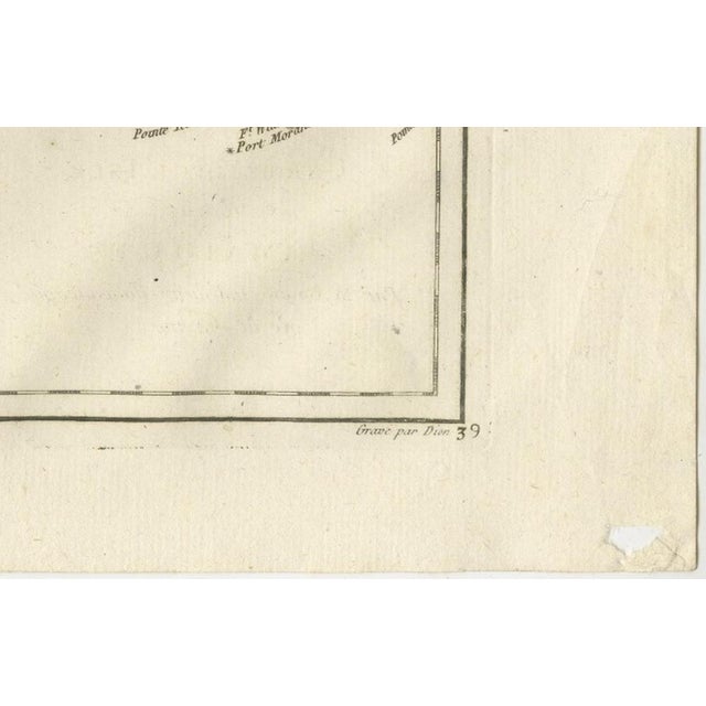 Antique Jamaica Island Map by Rigobert Bonne, 1780s For Sale - Image 11 of 12