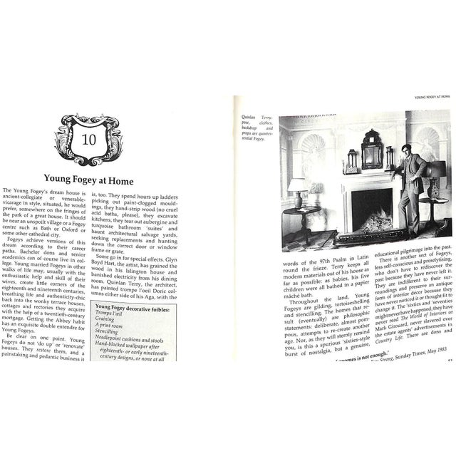 "The Young Fogey Handbook a Guide to Backward Mobility" Book 1985 Lowry, Suzanne For Sale - Image 9 of 11