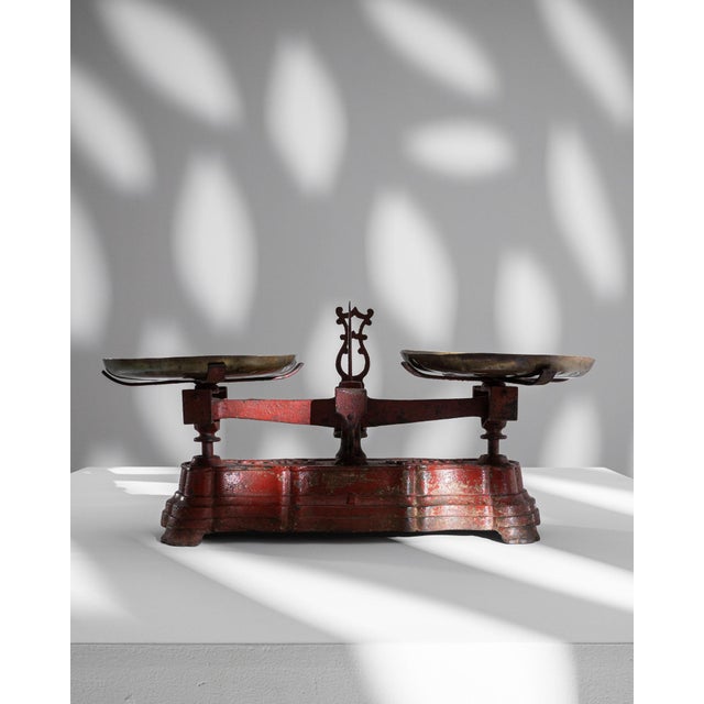 French Provincial 19th Century French Metal Scale For Sale - Image 3 of 18