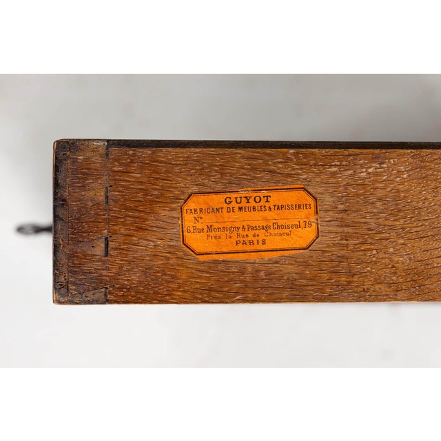 19th Century Marquetry Side Table, 1870s For Sale - Image 14 of 15