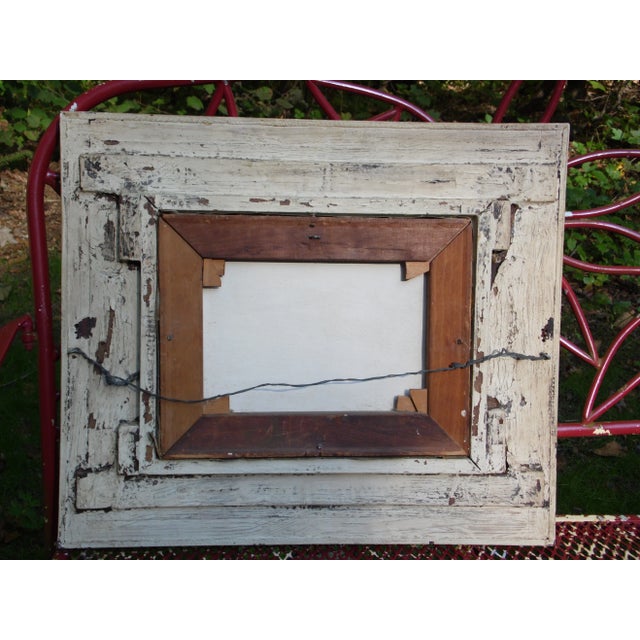 Vintage Painting Oil on Canvas Dog Portrait Framed O/C For Sale - Image 10 of 10