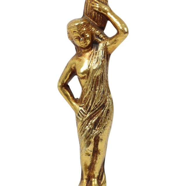 Vintage Table Lamp in Brass and Onyx Marble, 1960s For Sale - Image 6 of 17