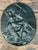 Vintage Green Glass Relief "Nymph With Two Satyrs" For Sale In West Palm - Image 6 of 12
