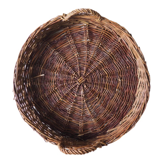 Willow Parching Basket, Small For Sale