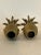 Brass Vintage Boho Chic Brass Pineapple Candlestick Holders - A Pair For Sale - Image 8 of 11