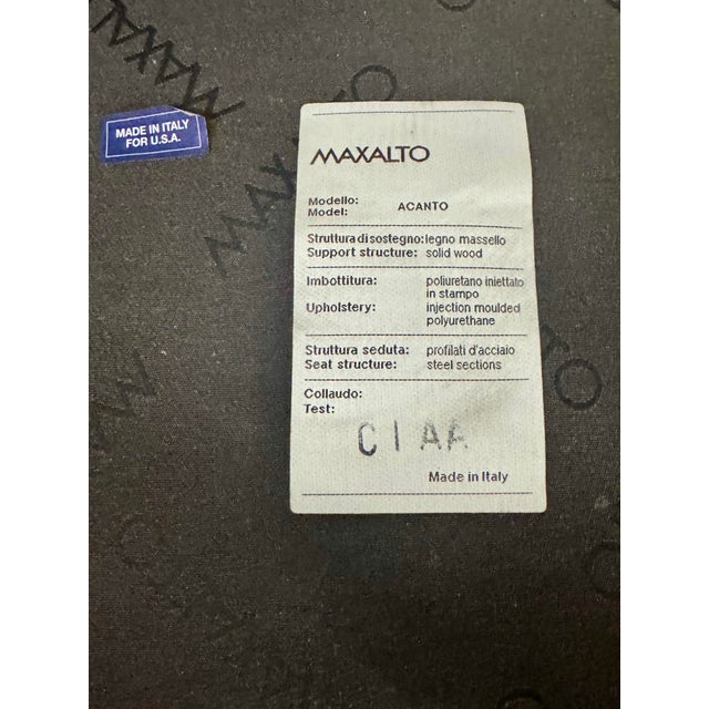 4 B&b Italia El Chairs 2 Maxalto Acanto Armchairs For Sale - Image 12 of 12