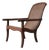 Lounge Chair with Cane Seat and Swing-Out Armrests, 1870s For Sale