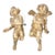 18th Century Italian Baroque Winged Putti Sculptures in Carved Wood For Sale