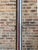 Antique Hand-Turned Wood Fluted Coat Rack in Teal & Oxblood Red For Sale - Image 12 of 17