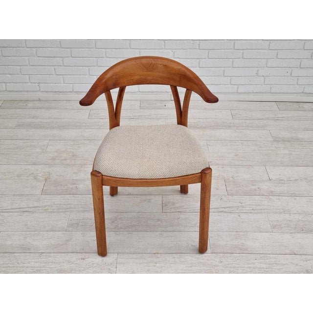 Danish Armchair in Teak & Wool, 1960s For Sale - Image 9 of 16