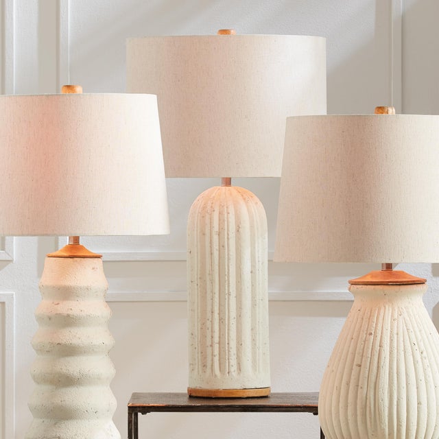 Cream Elise Lamp For Sale - Image 8 of 12
