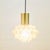Large Mid-Century Amber Bubble Glass Pendant/Ceiling Light by Helena Tynell for Limburg, Germany, 1960s For Sale - Image 6 of 9