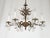Antique 6 Light Splendid Shimmering Stately Brass Cut Lead Crystal Chandelier ~ Rewired ~ Restored ~ Rejuvenated ~ Ready to Hang ~ For Sale In South Bend - Image 6 of 12
