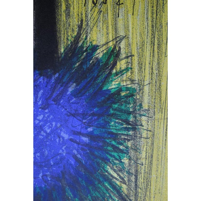 Bernard Buffet, The Purple Bouquet, Original Lithograph, 1967, Mourlot For Sale - Image 6 of 7