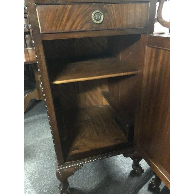 Edwardian Mahogany Wine Celleratte Cabinets with Scottish Crest, Set of 2 For Sale - Image 10 of 13