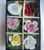 1940s Set of 6 Staffordshire Radnor Bone China Rose Place Card Holders For Sale - Image 16 of 18