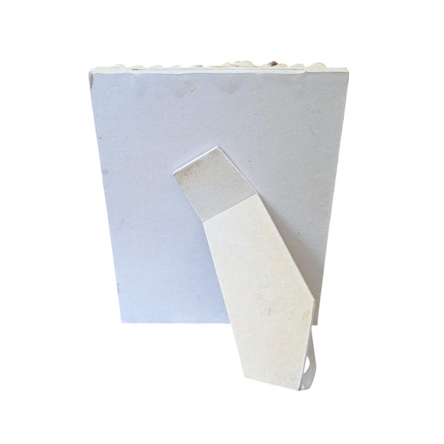 Mid 20th Century Vintage Coastal Regency Sea Shell Encrusted Picture Frame For Sale - Image 5 of 8