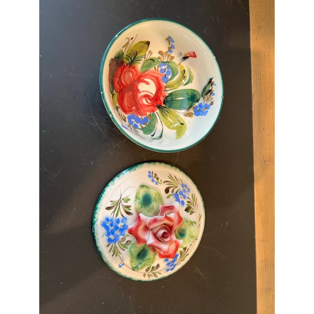 1990s 1990s Italian Renaissance Revival Faience Trinket Box For Sale - Image 5 of 12