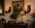 An unforgettable pair of vintage trompe l'oeil plaster candle sconces sculpted as outstretched arms emerging from...