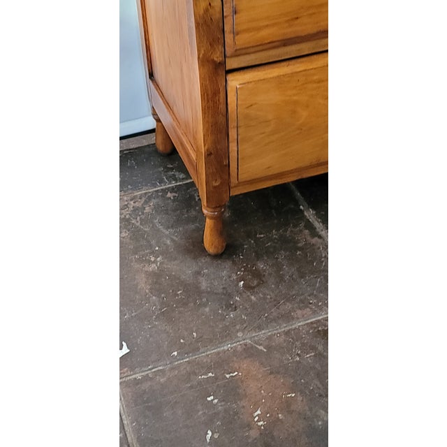 Gold Antique 1900s Edwardian English Satinwood Dresser For Sale - Image 8 of 10