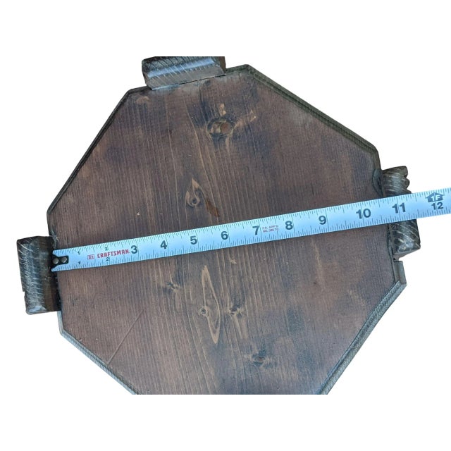 Vintage Mission Style Oak Plant Stand For Sale - Image 18 of 18