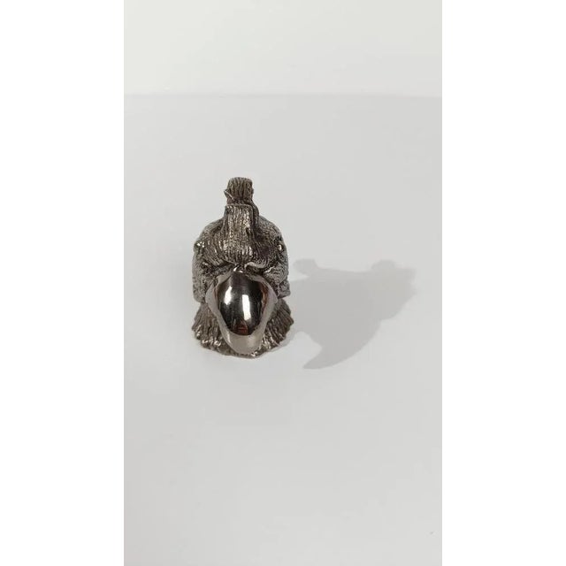 Vintage Silver Plated Parrot Head Bottle Opener in the style of Gucci, 1970s For Sale - Image 15 of 18