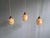 Art Deco Pendant Lights in Opaline and Marbled Uranium Glass from Scailmont, Belgium, 1930s, Set of 3 For Sale - Image 9 of 18
