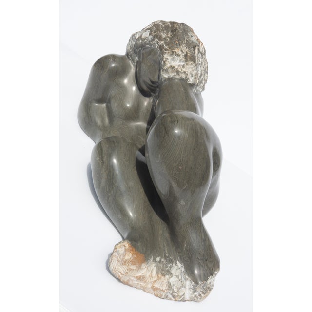 Modernist Nude Female Carved Granite Sculpture by Charlotte Lees For Sale In Rochester - Image 6 of 7