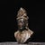 Traditional Vintage Gilt Bronze Bodhisattva Head Bust / Guanyin Statue For Sale - Image 3 of 9