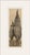 Early 1900's Antique French Charcoal Drawing of Cypress on Paper With Mat, Signed by French Artist Maurice De Lambert For Sale