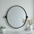 Round Space Age Pivot Mirror in Smoked Acrylic from Allibert, France, 1970s For Sale - Image 4 of 11
