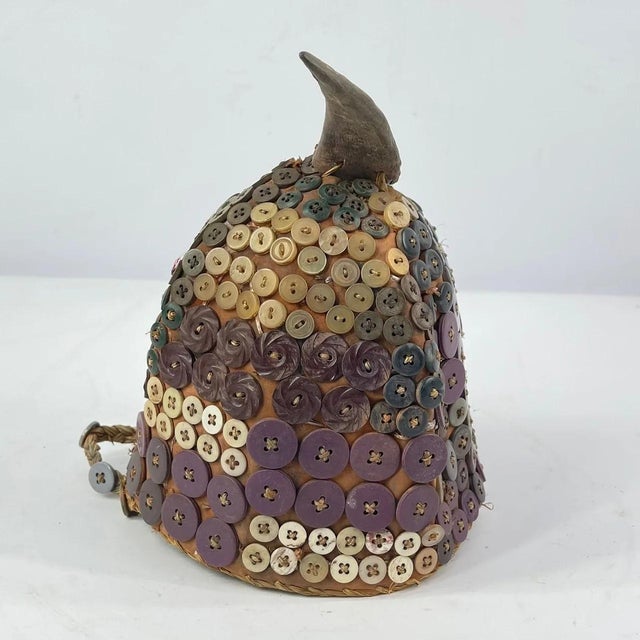 African Early 20th Century Lega Bwami Society Hat For Sale - Image 3 of 6