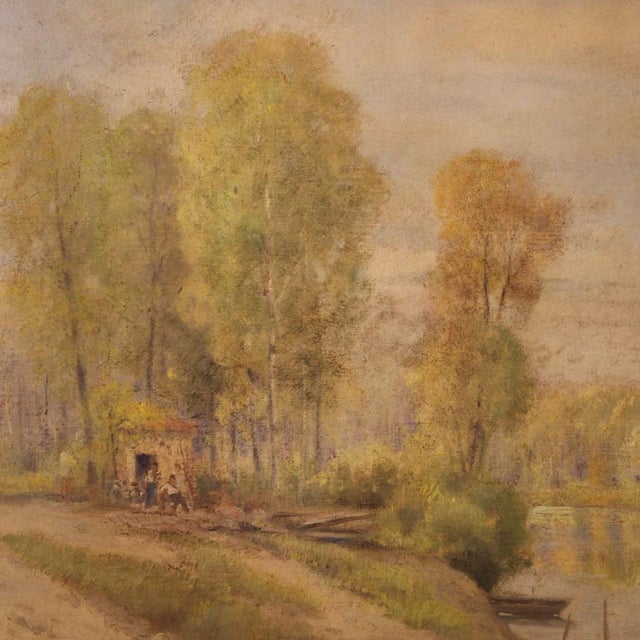 A. Corradi, Landscape, 1950, Oil on Panel, Framed For Sale - Image 11 of 15