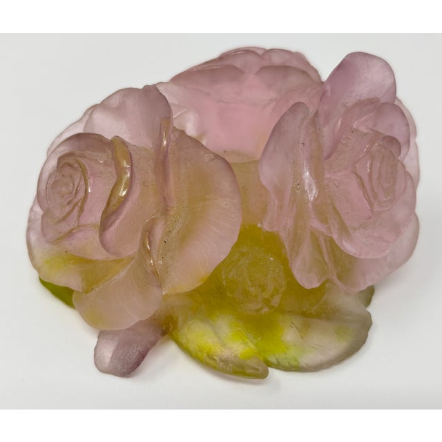 Daum Candleholder, Collectible Decorative Object, Glass, 1990, France For Sale - Image 14 of 14