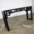 Vintage Asian Sofa Console Table Alter Style Distressed Black Finish For Sale - Image 6 of 16