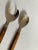 Mid-Century Modern Midcentury Teak & Stainless Salad Utensils S/2 For Sale - Image 3 of 6