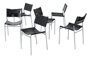 SE06 Dining Chairs by Martin Visser for T Spectrum, 1960s, Set of 6
