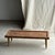 Coffee Table with Tapered Legs in Antique Teak, 1980s For Sale - Image 6 of 18