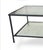 Traditional A Vintage Two-Tier Glass and Iron Coffee Table by Charleston Forge For Sale - Image 3 of 3