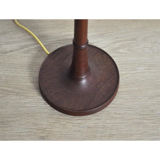 Scandinavian Modern Teak Table Lamp by Le Klint, 1950s For Sale - Image 9 of 12