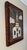 This lathe-art panel is made in herringbone-pattern background with applied low-relief of a white clapboard church with...