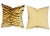 Italian Classic Scalimandre, Tiger Velvet Pillows - A Pair For Sale - Image 3 of 4